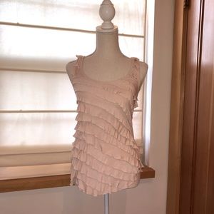 Kimichi Blue Cream Layered Tank Top